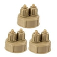 thumbnail image 4 of BESTOYARD Aquarium Accessory DIY Bottle Cap Light Brown ABS 3Pcs, 4 of 8