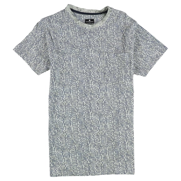 BROOKLYN BRIGADE Mens Fulton Dot Basic T-Shirt, Green, Small