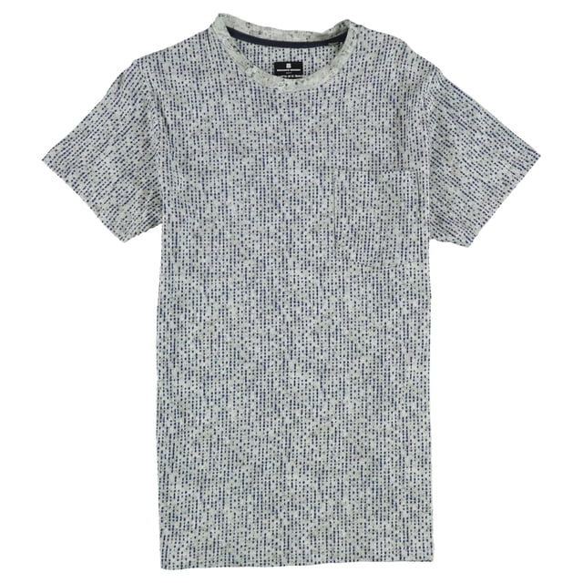 BROOKLYN BRIGADE Mens Fulton Dot Basic T-Shirt, Green, X-Large