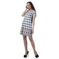 thumbnail image 3 of Moomaya Tenues d'Été Coton Flex Imprimées Robes Courtes pour Femmes Tenue Décontractée, 3 of 4