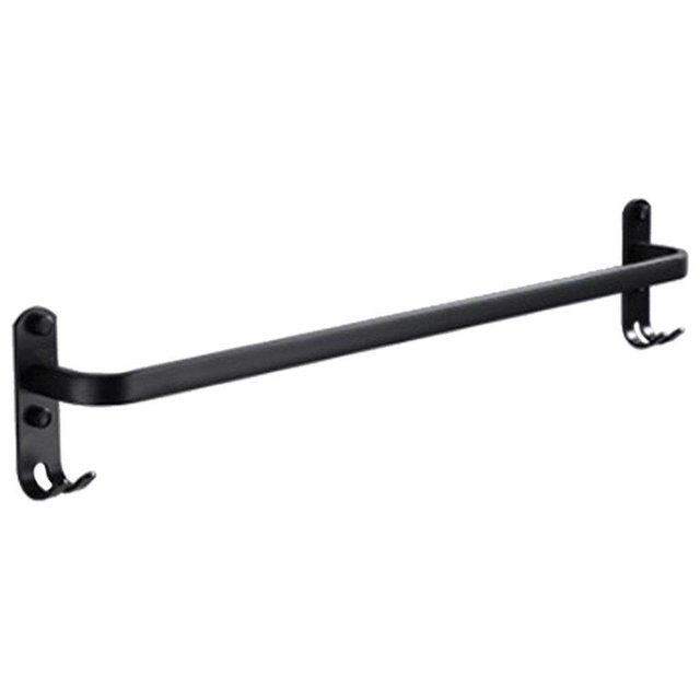 Rustproof Towel Bar Shower Towel Rack Kitchen Bathroom 1 Stainless Steel Modern Bathroom Layer 50cm
