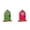 Green+Red, variant on VINOIC Garden Gnome Statue, Outdoor Yard Art Decor for Patio Lawn Landscape Decoration