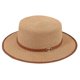thumbnail image 2 of Sombrero para el sol para mujeres y hombres, sombrero de ala corta para exteriores, playa, viajes, fiestas y vacaciones. caqui, 2 of 9