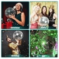 thumbnail image 5 of 4x100cm Self-Adhesive Mirror Mosaic Tile Stickers, Waterproof Glass Mirror Border Tape for DIY Bathroom, Bedroom, Disco Cowboy Hat & Home Decor, 5 of 9