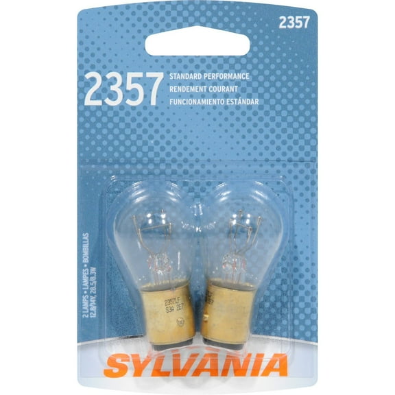 SYLVANIA 2357 Basic Miniature Bulb, Contains 2 Bulbs