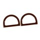 thumbnail image 1 of Bolso de Mano Zulema Asas para Hacer Monederos Accesorios de Decoración DIY Marrón, 1 of 8