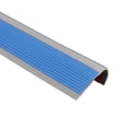 thumbnail image 1 of Unique Bargains Stair Nosing, Vinyl Stair Edge Protector, Easy to Install, 3.3Ft, Blue & Grey, 1 of 5