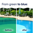 HTH Advanced Shock System for Swimming Pools, 2 Step Green to Blue Water Treatment, 1 Kit