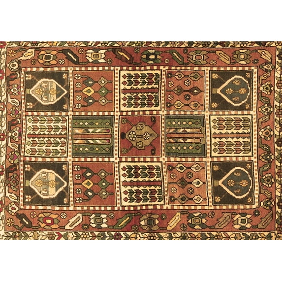 Ahgly Company Indoor Rectangle Persian Brown Traditional Area Rugs, 8' x 12'