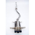 thumbnail image 4 of Invidia Q300 Cat-Back Exhaust Ti Burnt Tips Compatible with 2017+ Honda Civic Hatcback 1.5T, 4 of 4