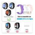 thumbnail image 3 of 3pzs Correa Silicón Premium Para Huawei Watch Fit 3/4/4pro Xtellar multicolor, 3 of 3