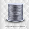 thumbnail image 1 of Corde à Nœud Chinois en Nylon Gris pour Pompons, Corde de Bracelet Extensible Corde à Nœud Chinois Macraméthread pour Perles, 1 of 5