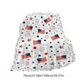 thumbnail image 3 of Luxury Plush 4th of July Patriotic Blanket Stars Fireworks Flower Independence Day Throw Blanket for Couch,Lightweight Soft and Warm Throws Blankets for Sofa Bed Living Room in Spring 30"x40", 3 of 6