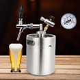 thumbnail image 6 of kowaku Pressurized Growler Tap System, Portable Kegerator Kit, Stainless Steel Mini Keg Dispenser for Parties Restaurants Craft Beer 5L, 6 of 9