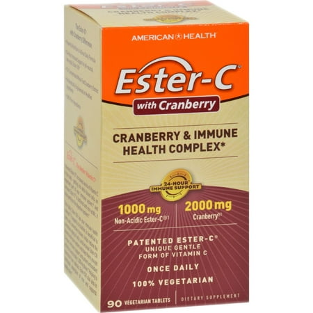 Block 90 Tabs - American Health Ester-C Urinary Tract Formula 90 Veg Tabs