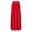 Red, variant on Paiwinds Women's High Waist A-Line Flowy Midi Skirt Solid Elastic Waist Casual Pleated Skirt for Work and Weekend