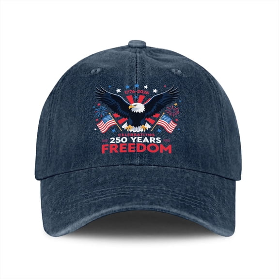 250 Years Freedoms Baseball Hat America Birthday Hat 250th Anniversary Hat Running Cap for Men Women