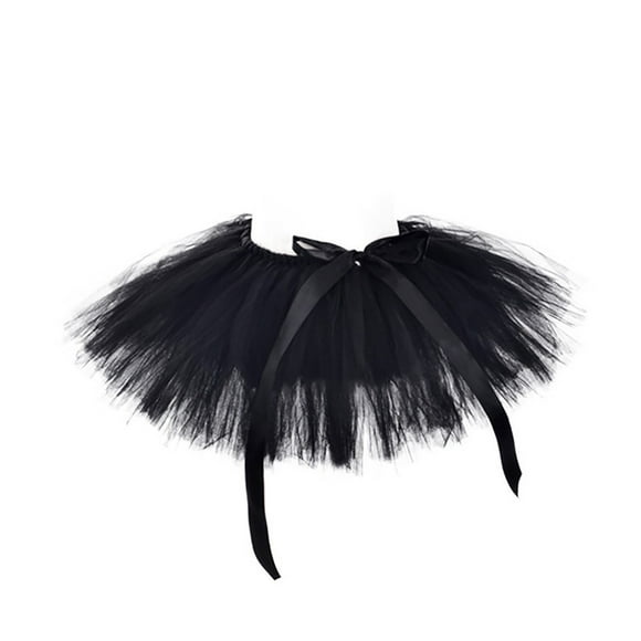 TSADFHJI Sequin Skirts for Women Midi Ballet Platter Tutu Women Classic Pancake Skirt for Dance Practice Performance One Size Black