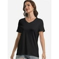 thumbnail image 4 of Women's Ultra-Soft V-Neck Short Sleeve Trendy Casual T-Shirt, 4 of 6