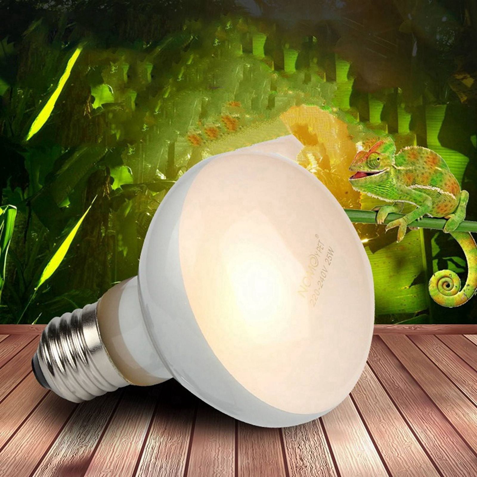 10 Pack Reptile Uvb Uva Heat Lamp Bulb for Reptiles Truly Sun-Like Bright Heat for Reptiles, Amphibian (100 W)