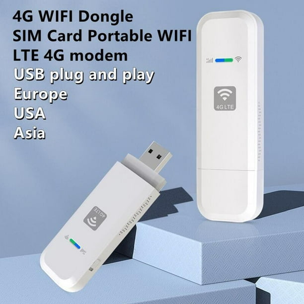 4G USB WiFi Modem Mobile Internet Appareils avec Carte Sim Slot Mini  Routeur B7 B8 B20 