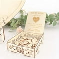 thumbnail image 2 of Efavormart 13" Rustic Heart Drop Top Frame Wedding Guest Book Sign, Wooden Display Stand Alternative, 2 of 11