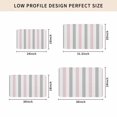 thumbnail image 5 of Pink Grey Striped Door Mat Indoor Outdoor,Geometric Vertical Stripes Minimalist Non Slip Welcome Mat with Rubber Backing,Absorbent Fabric Front Door Mats Entryway Rug for Home Patio Entrance 24"x36", 5 of 9