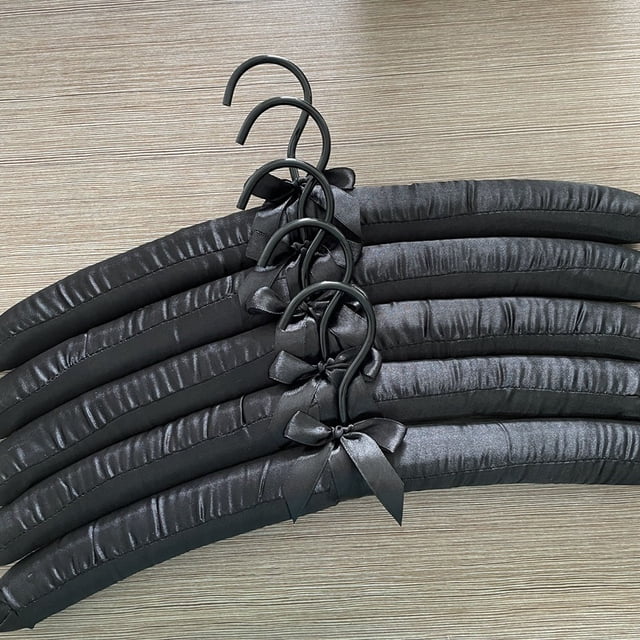 Percha acolchada para suéteres - 40 cm Perchas extra grandes cubiertas de satén resistentes sin golpes en los hombros para ropa de mujer