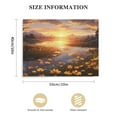 thumbnail image 3 of JRXY National Park Sunflower Landscape Canvas Picture Wall Decor Sunset Print Framed Art Living Room Bedroom Office Nature Gable Art Art Decor  20x16in, 3 of 6
