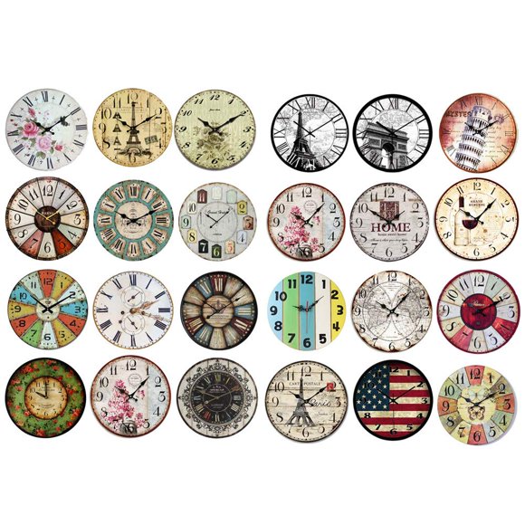 Seasonstorm Vintage Clock Dial Aesthetic Happy Planner Diary Journal Stationery Scrapbooking Stickers Travel Art Supplies