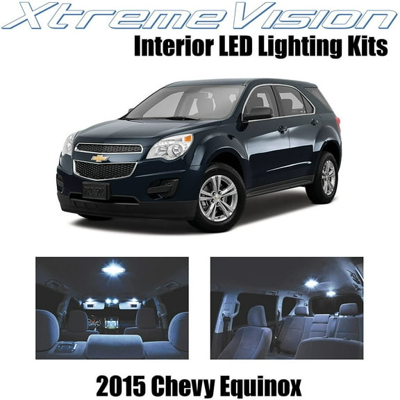 XtremeVision Interior LED for Chevy Equinox 2015 11 pcs Cool White Interior LED Kit   Installation Tool