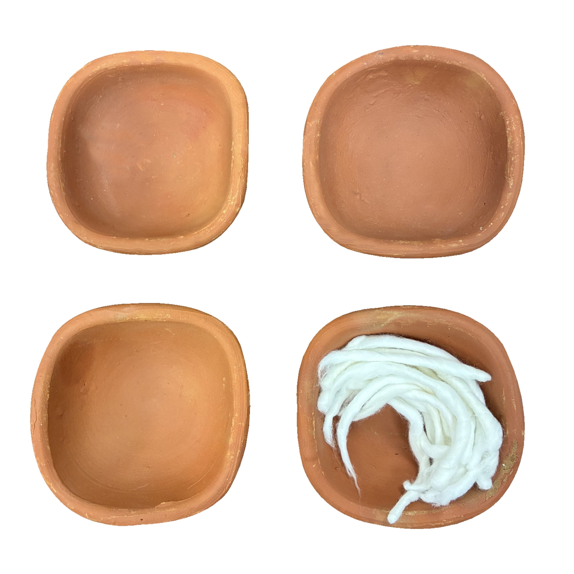 Charmukhi Diya, 4 Pieces