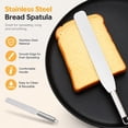 thumbnail image 6 of Frosting Spatula, Cake Spatula, Cake Decorating Spatula, Stainless Steel Icing Spatula, Baking Cream Frosting Scraper, Durable Anti-Corrosion Metal Spatula, Rustproof Food Grade Scraper 1Pcs, 6 of 8