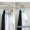 thumbnail image 4 of VECELO 50 Pack Velvet Clothes Hangers with 360 Rotating Hook, Slim Space Saving Suit Hangers, Green, 4 of 9