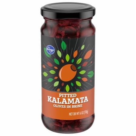 KR Pitted Kalamata Olives in Brine 6 oz