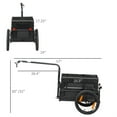 thumbnail image 7 of Demifill Bike Cargo Trailer - Black, Removable Storage Box & Galvanized Bottom, 7 of 7