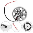 Mosiee 100 Mm Extractor Fan 7 Pieces Of Metal Reinforced Wind Blades ...