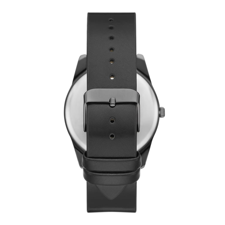 George Men's Analog Watch Blue Textured Dial Black Strap photo 2
