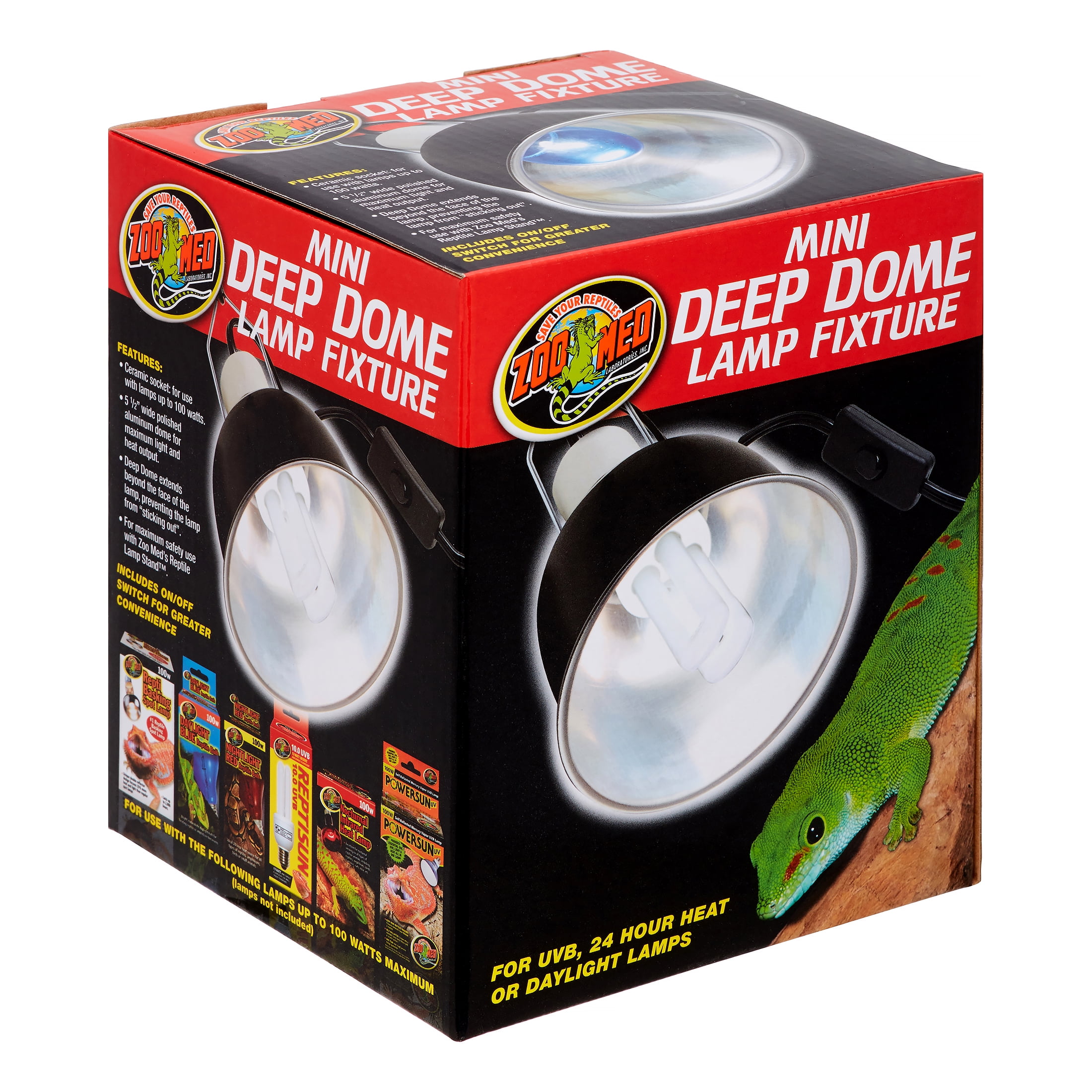 Zoo Med Deep Dome Lamp Com