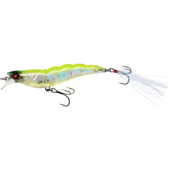 Yo-Zuri Crystal 3D Shrimp (SS), 90mm, 3-1/2" Hard Bait Lure