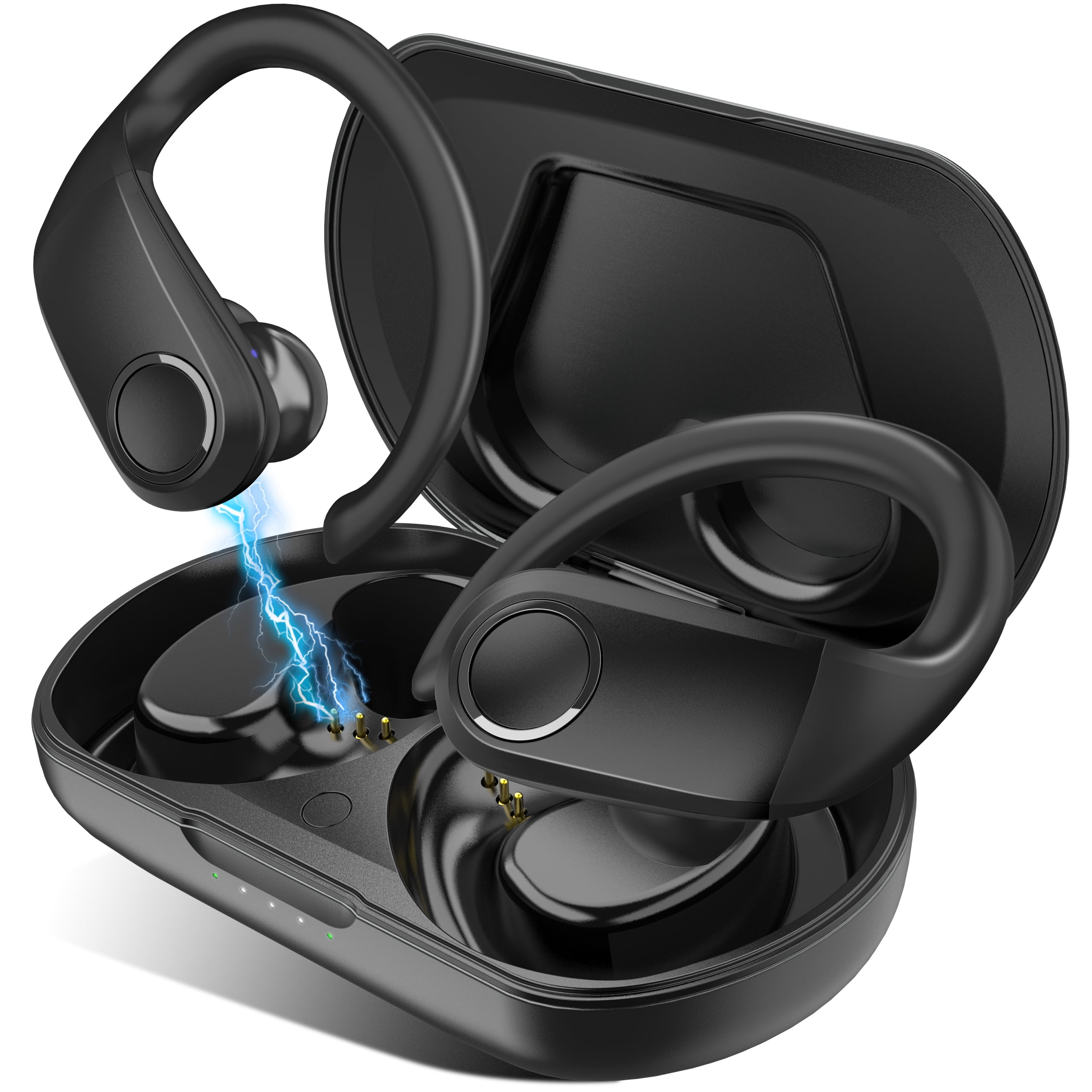 Ga naar het circuit Pracht Mars Wireless Earbuds Bluetooth 5.0, True IPX5 Waterproof Headphones Built-in  Mic in Ear Sports Headset with Earhooks Charging Case for Sports ,Running,  Gym, Exercise - Walmart.com