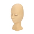 thumbnail image 1 of Cabeza De Maniquí, Práctica De Maquillaje Elástico De Alta Simulación Con Ojos De Molde De Cabeza Desmontable, Pestañas Postizas, Usos Para Maquillaje Para, 1 of 7