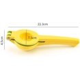 thumbnail image 2 of 1 pieza (amarillo + verde) exprimidor de limón, exprimidor de limón, exprimidor de lima, prensa de limón, exprimidor manual de cítricos, hecho de aleación de aluminio Rojo Verde, 2 of 5