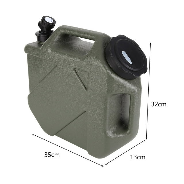 10/12L Camping Water Storage Container Large Capacity Portable Water Carrier Bag Outdoor Picnic Accessory