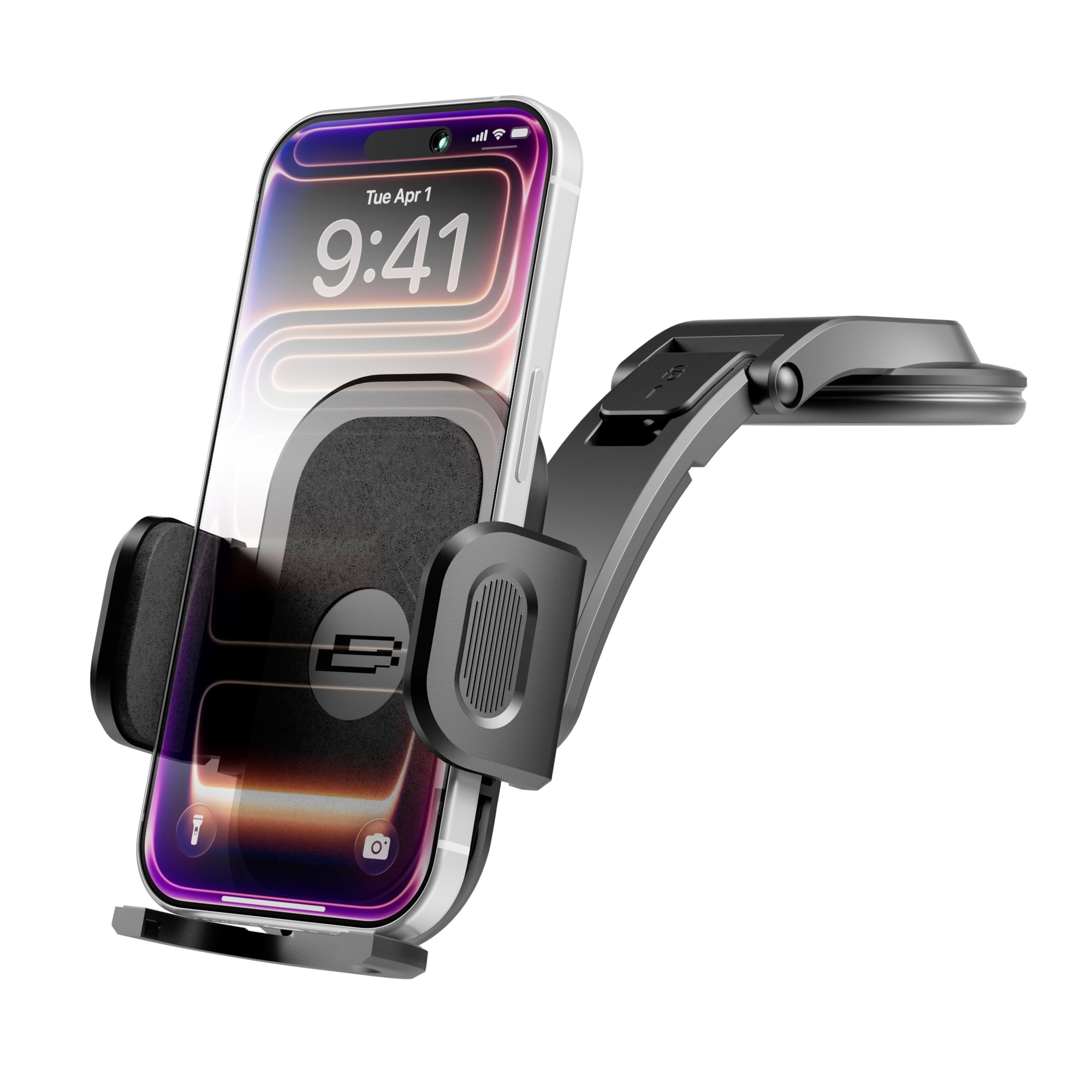 Bracketron TripGrip Car Phone Mount, Low Profile Dashboard Holder with 360° Rotation, Fits Most Smartphones