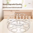 thumbnail image 3 of Stackable Egg Steamer Rack 7 holes for Instant Pot Accessories Stainless Steel Egg Assis fits Pressure Cooker(7 Holes Stackle Egg Rack), 3 of 5