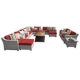 thumbnail image 1 of New Haven 17 Piece Outdoor Wicker Patio Furniture Set 17c, 1 of 7