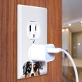 thumbnail image 3 of WIRESTER 1-Gang Duplex Outlet Cover Wall Plate/Switch Plate Cover, Animal Merle Aussie Australian Shepherd Dog, 3 of 6