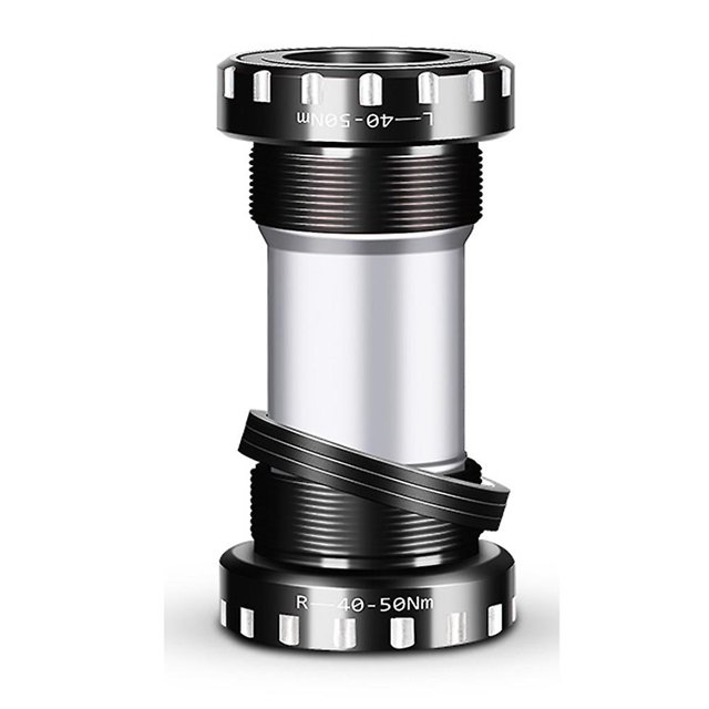 Soporte inferior Bsa 68/73 mm Rodamientos de bielas tipo tornillo/rosca, negro Afortunado Sencillez