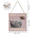 thumbnail image 2 of British Shorthair Cat Wood Sign Cat Lovers Wooden Signs Rustic Hanging Plaque Home Wall Art 12"x12" Sign Wall Decor for Home, 2 of 8
